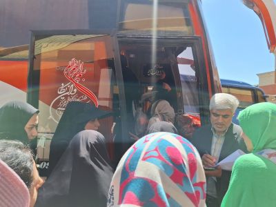 نخستین کاروان مددجویان زیارت‌اولی اصفهان عازم کربلای معلی شد