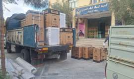 دلگرمی خانه‌های مددجویان کمیته امداد منطقه چهار اصفهان با اهدای لوازم ضروری زندگی