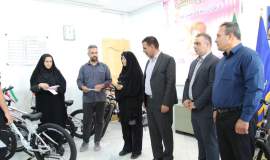 دوچرخه‌هایی برای شادی دل های فرزندان ایتام و نیازمند کمیته امداد مبارکه